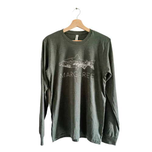 Margaree Salmon Long Sleeve - Heather Green