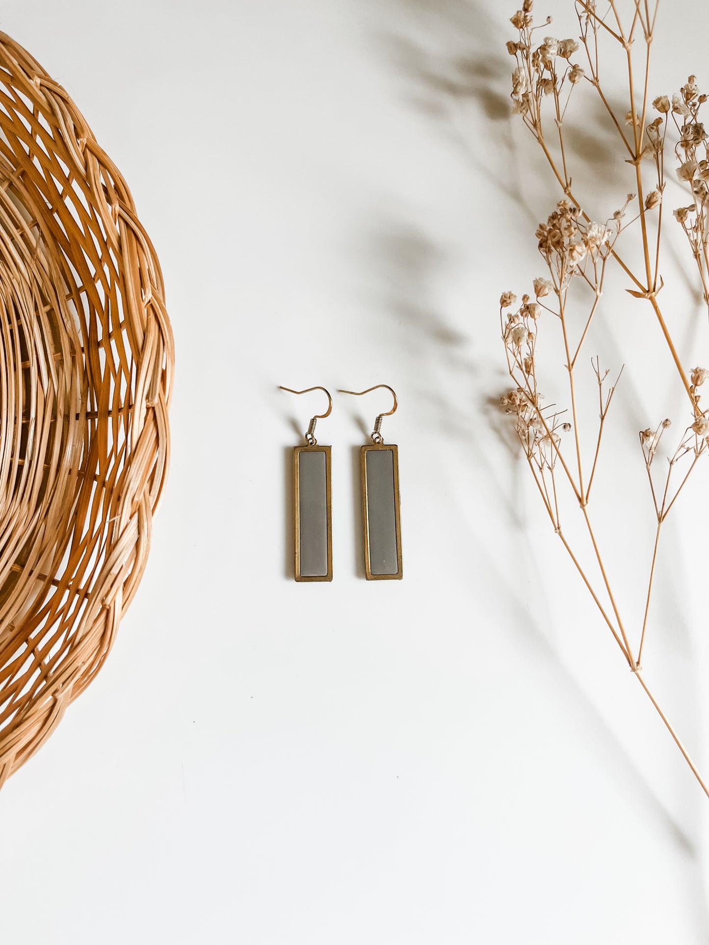 Brass + Clay Rectangles
