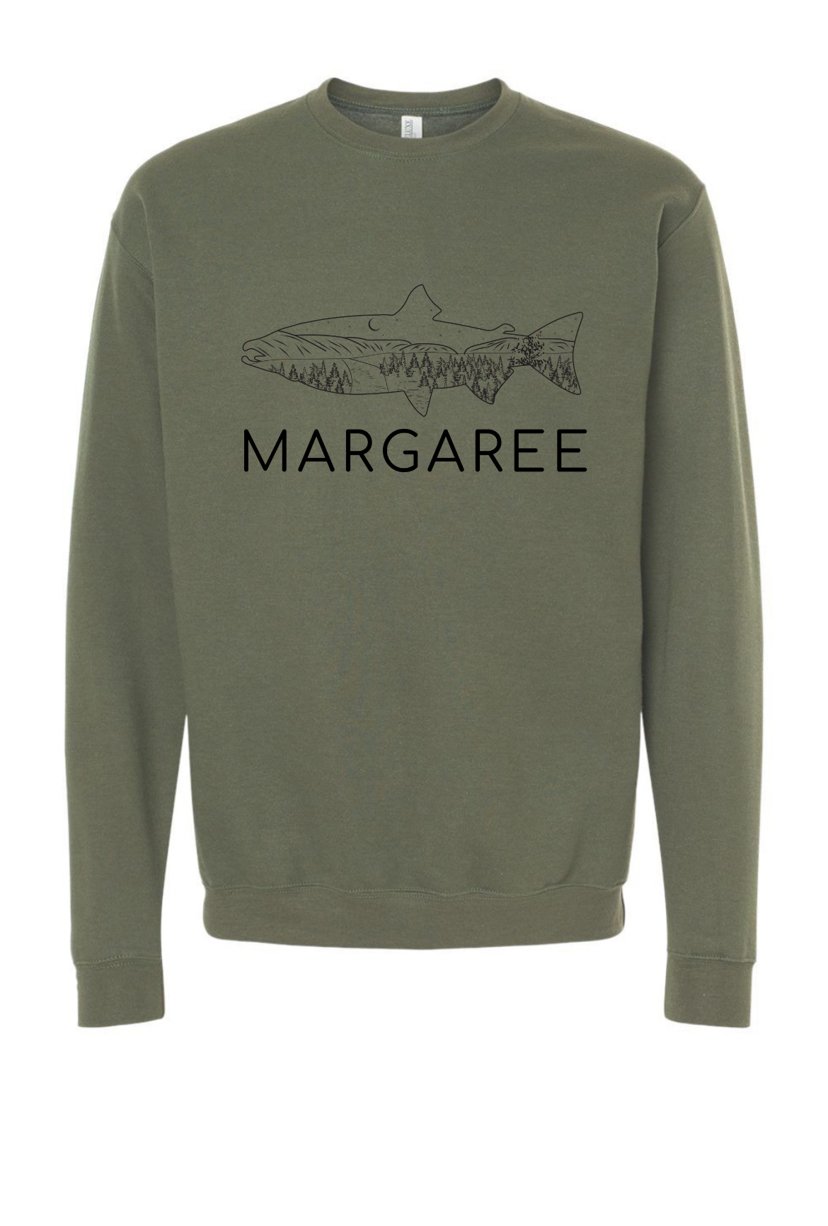 Green - Margaree Salmon Crewneck