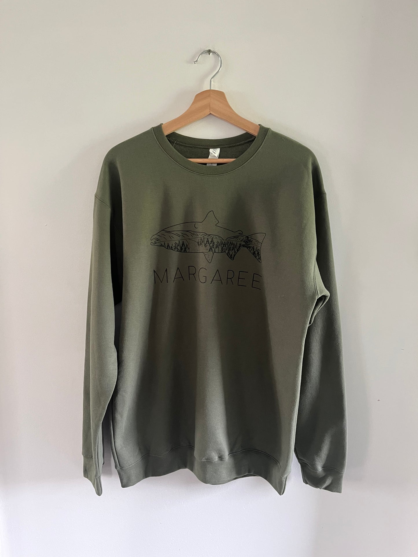 Green - Margaree Salmon Crewneck