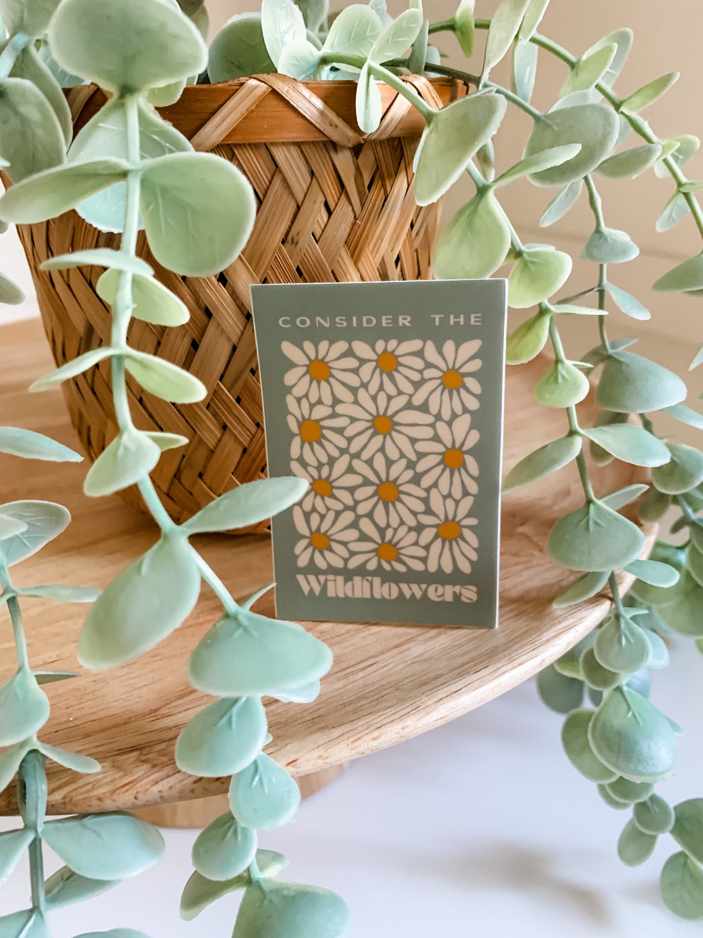 “Consider the Wildflowers” Sticker
