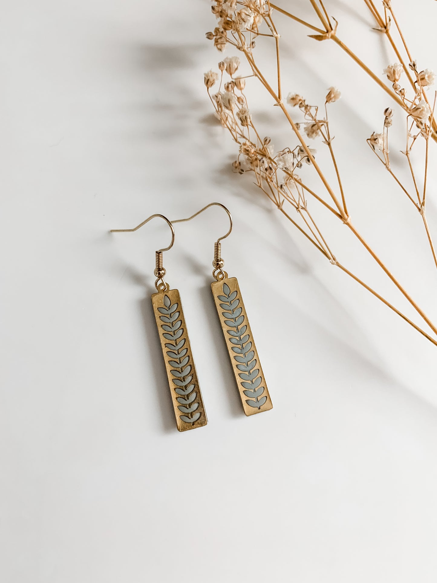 Brass Leaf Dangles