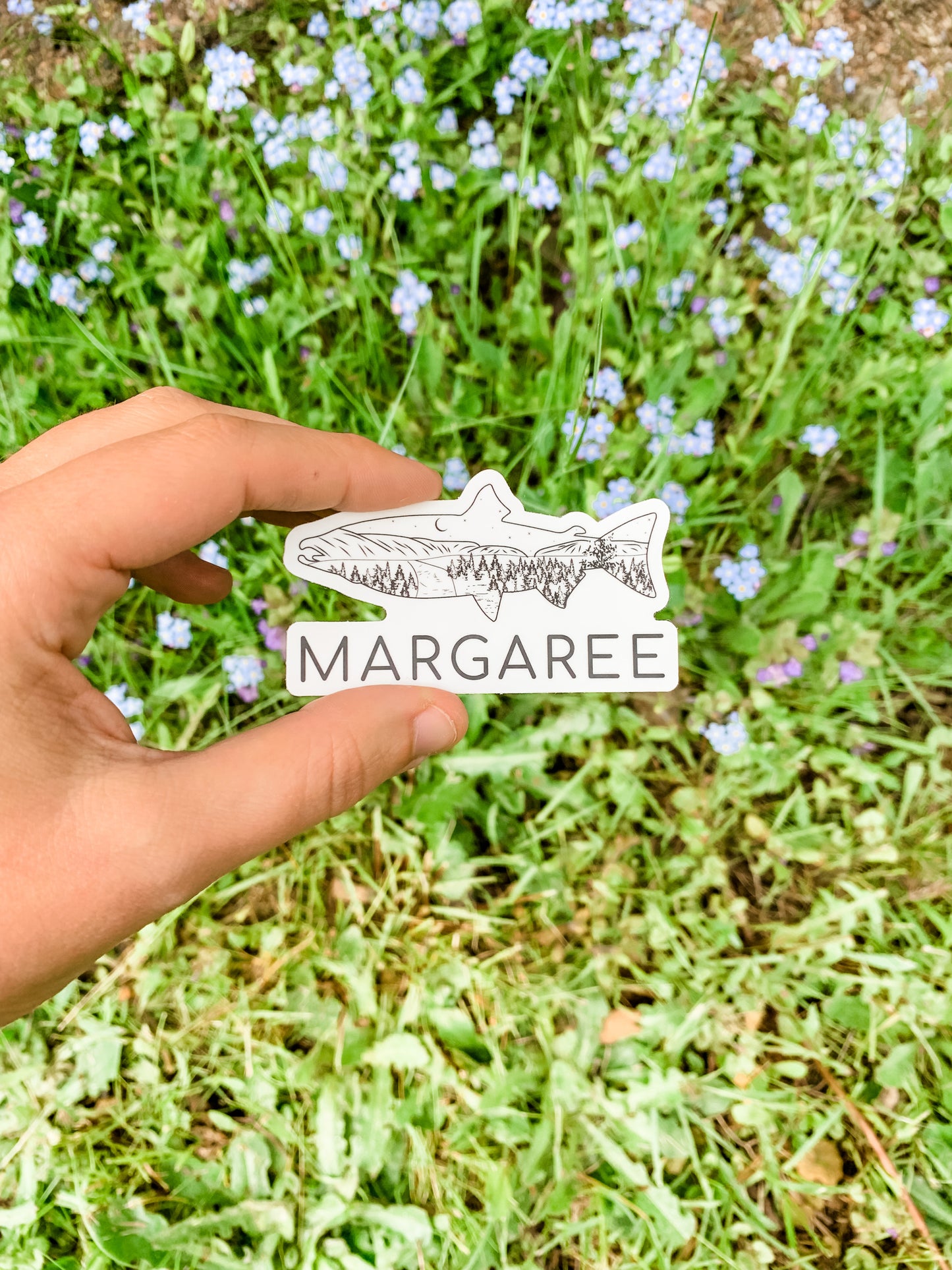 Margaree Salmon Sticker