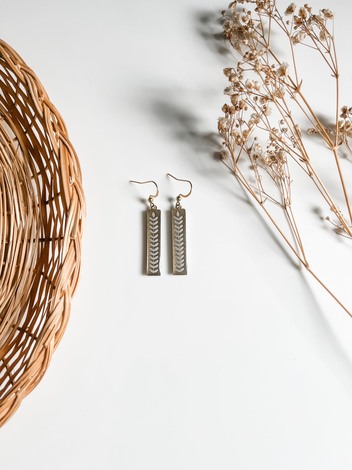 Brass Leaf Dangles