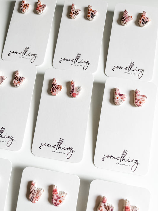 Floral Cape Breton Studs
