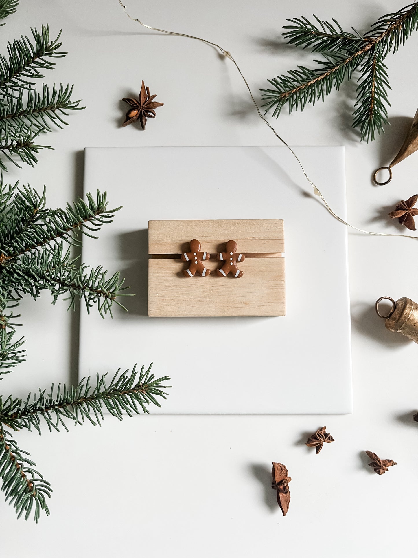 Gingerbread Men Studs