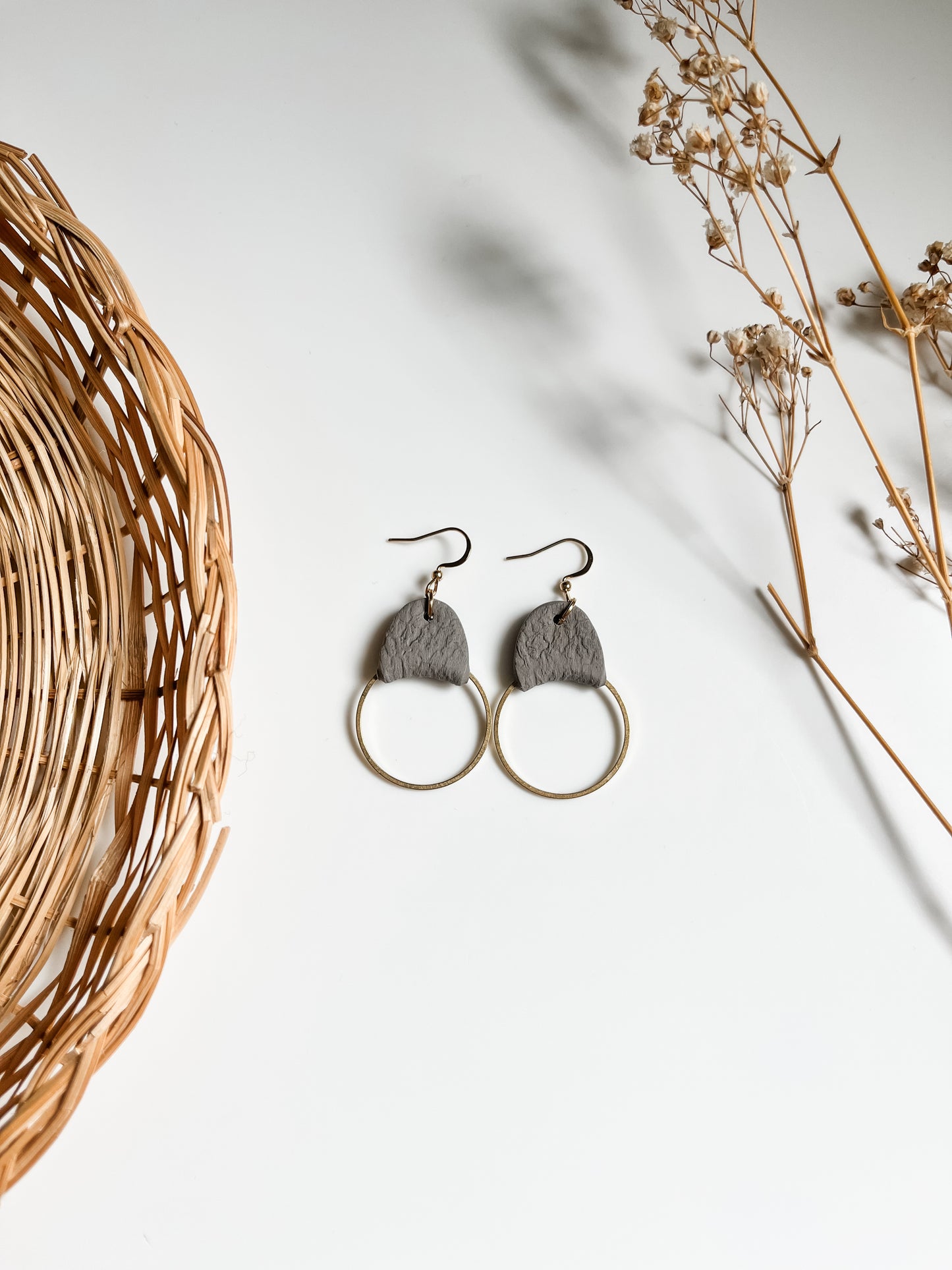 “Leather” Hoops