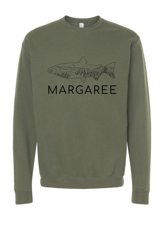 Green - Margaree Salmon Crewneck